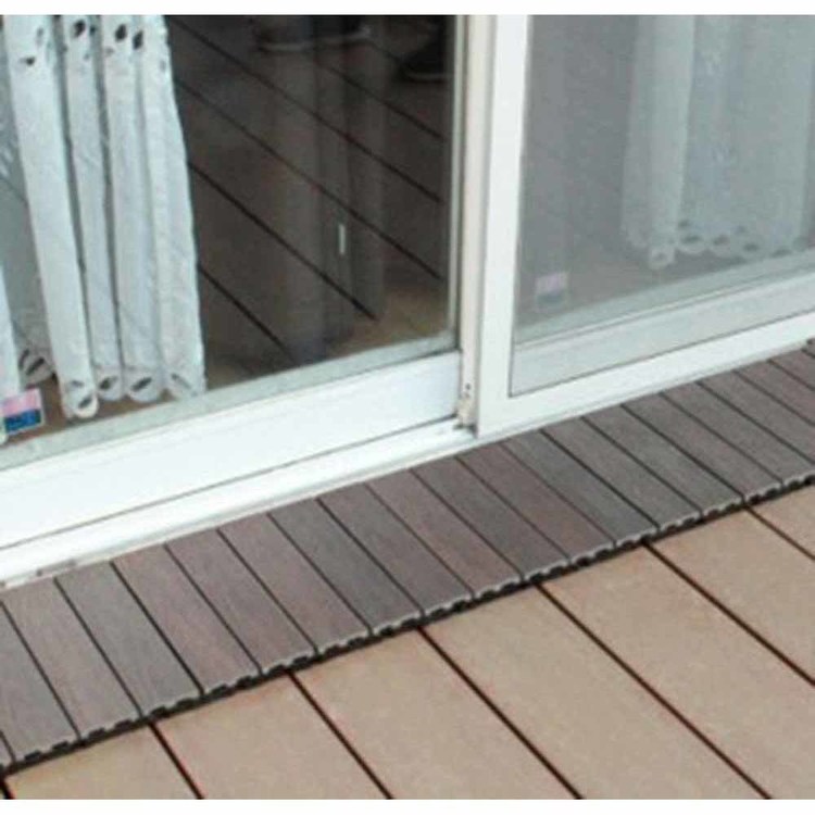 エクステリアウッドデッキジョイントタイル人工木ウッドパネル人工木木目調ジョイントタイルケース(6枚入)旭興進 