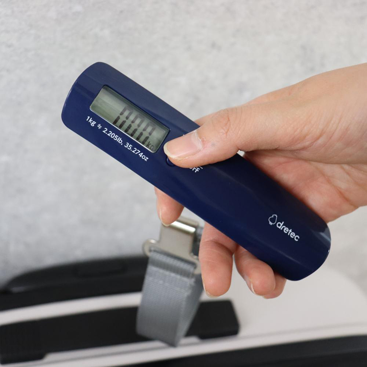 計量器飛行機空港旅行荷物はかり風袋引袋スーツケース機内持ち込みキャリーケースドリテック荷物はかりラゲッジスケールドリテック 