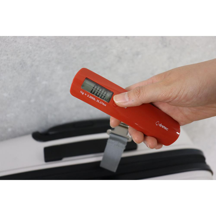 計量器飛行機空港旅行荷物はかり風袋引袋スーツケース機内持ち込みキャリーケースドリテック荷物はかりラゲッジスケールドリテック 