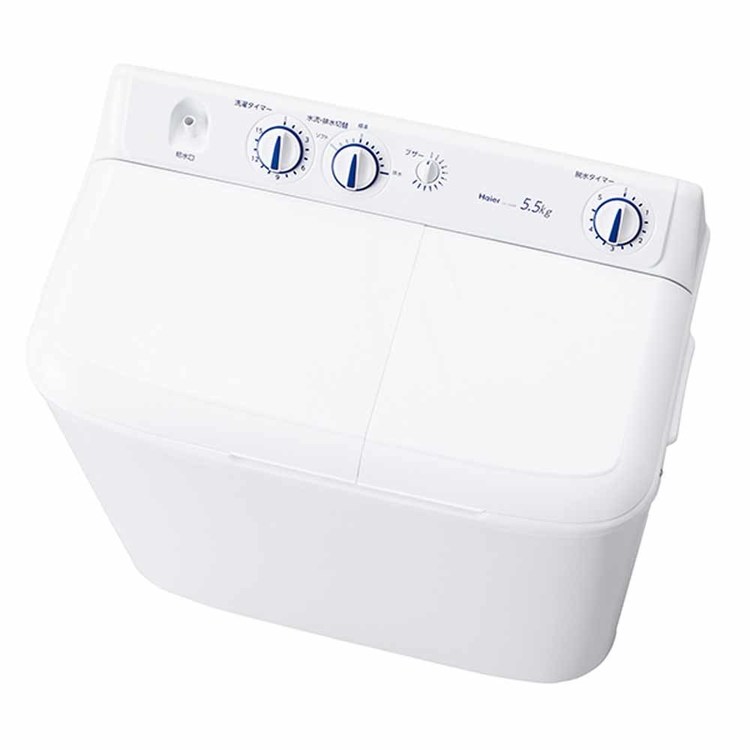 Haier（ハイアール） 洗濯機二槽式5.5kg JW-W55G(W) ホワイト JW-W55G