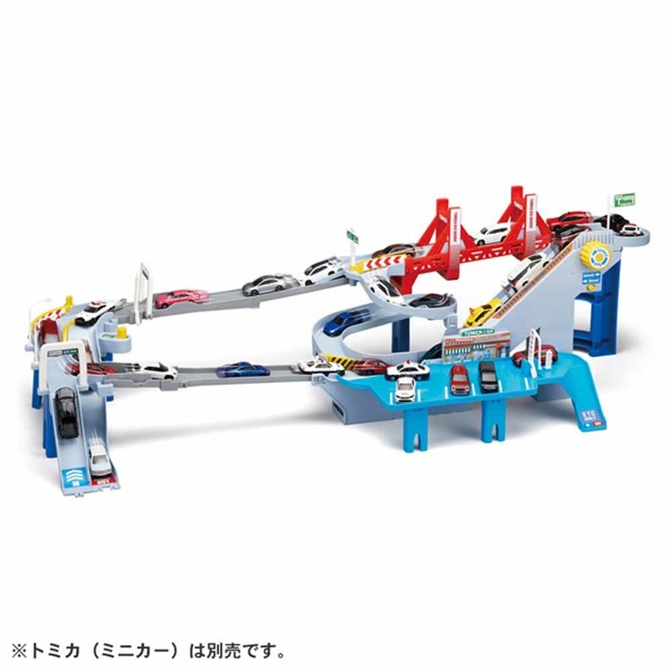 トミカ にぎやか高速どうろ コースがのびる トミカワールド ミニカー