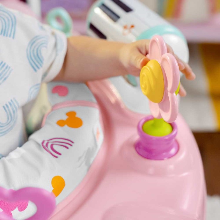 ディズニーミニーマウスジャンパー歩行器6ヶ月〜室内キャラクターkids2ベビー赤ちゃんミニーマウス　フォーエバーベスティアクティビティジャンパーkids2 