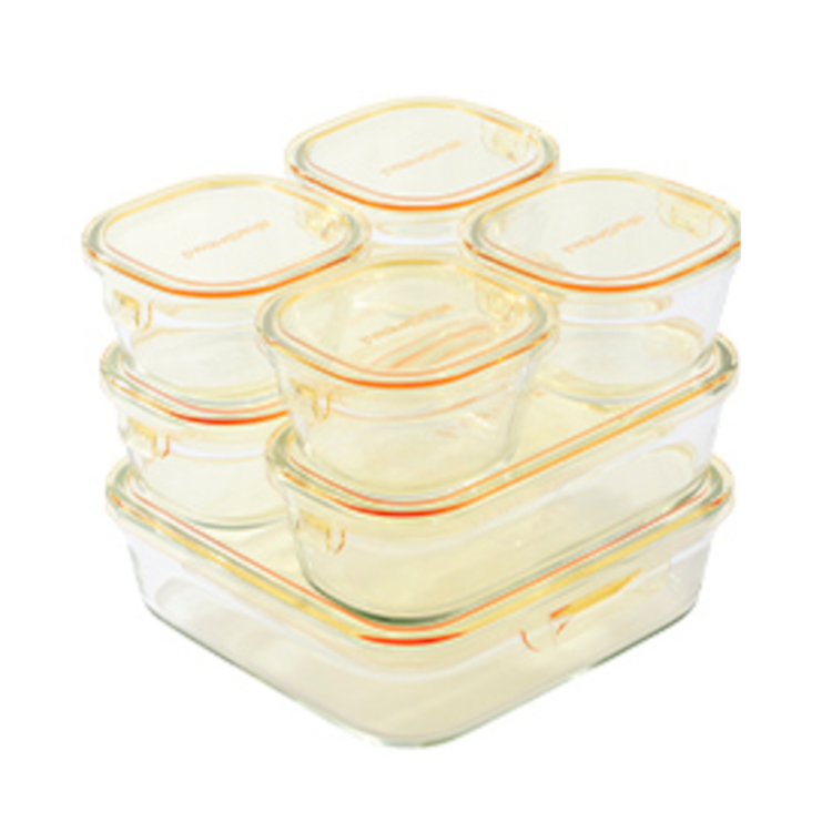 イワキ ガラス 保存容器 耐熱ガラス 7点セット 食洗器対応 レンジ