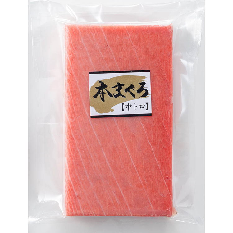 まぐろ本鮪中トロ赤身黒鮪天然神奈川県漁連三崎港本まぐろサク2種セット 