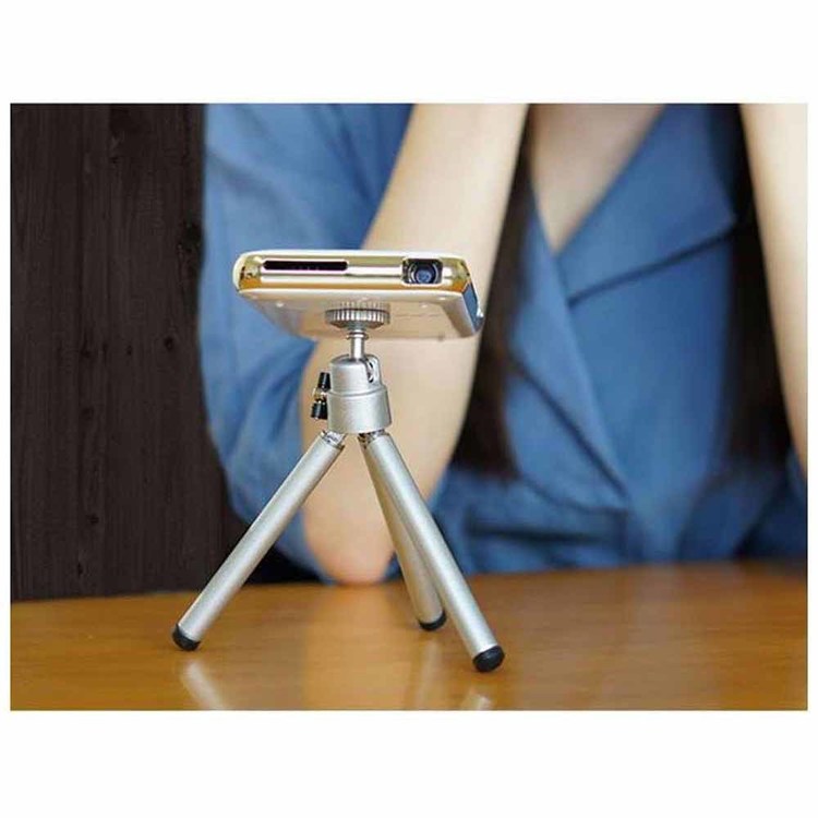 家庭用大画面YoutubeNetflixゲーム映画Wi-Fiミニ三脚スピーカー内臓DLPスマートプロジェクターmitemiRAMASU 