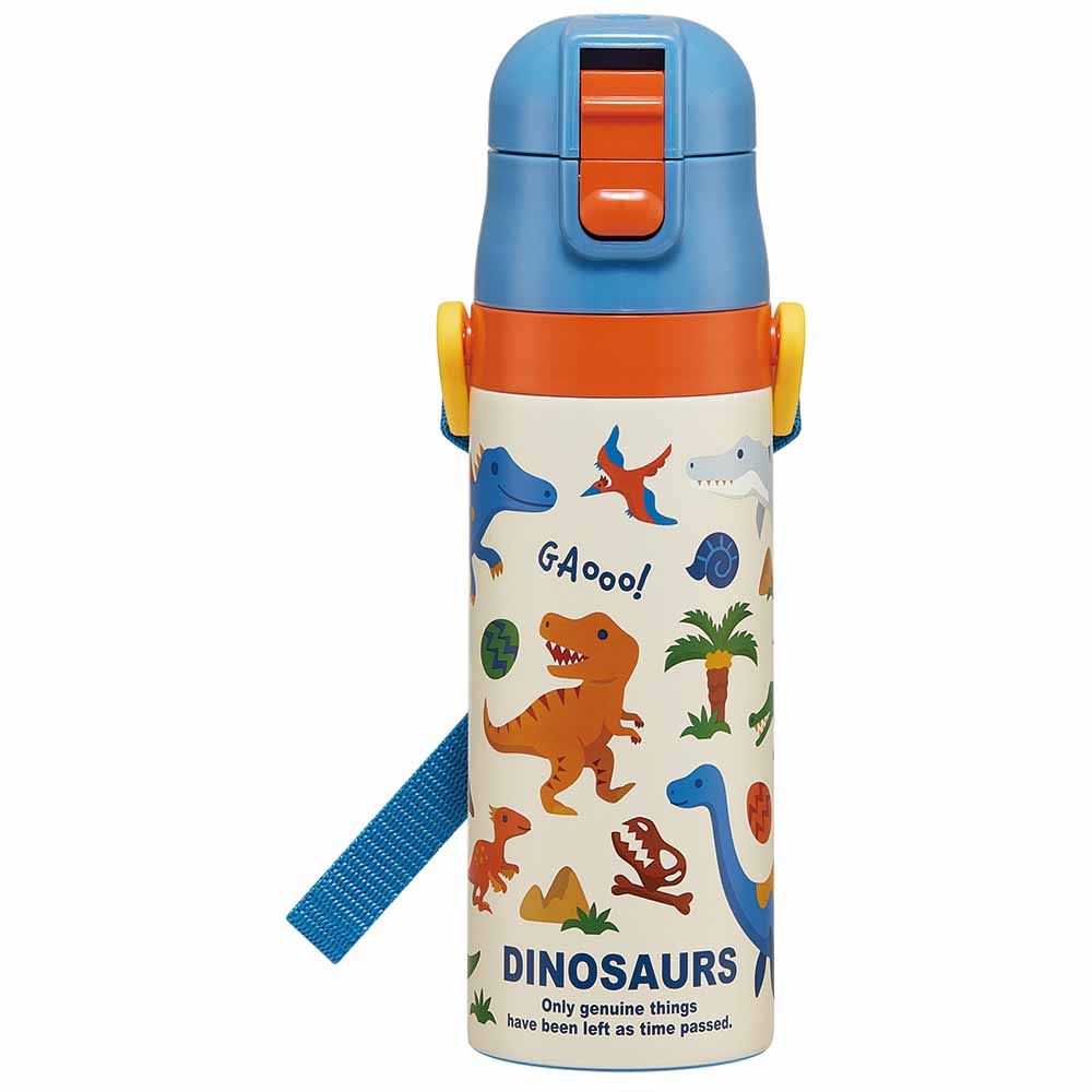 水筒 子供 直飲み 470ml ステンレス 真空二重構造 保冷専用 ショルダー