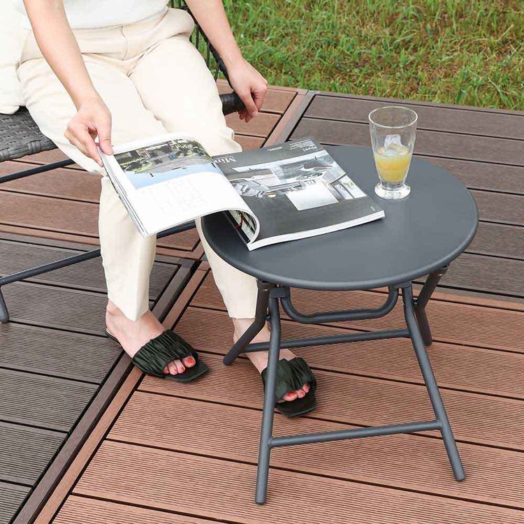 ガーデンセット テーブル チェア 折りたたみ コンパクト 3点セット