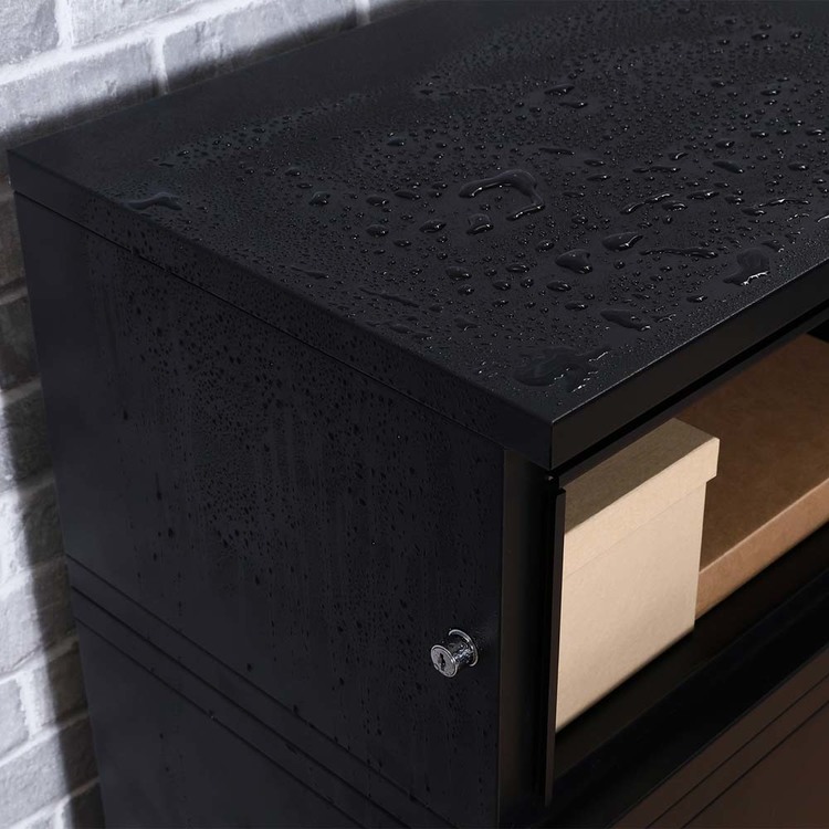 宅配ボックス宅配BOX宅配置き配置配プッシュ式盗難防止簡単ロック印鑑ケース2段式スチール宅配ボックスLuca 