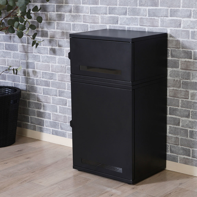 宅配ボックス宅配BOX宅配置き配置配プッシュ式盗難防止簡単ロック印鑑ケース2段式スチール宅配ボックスLuca 