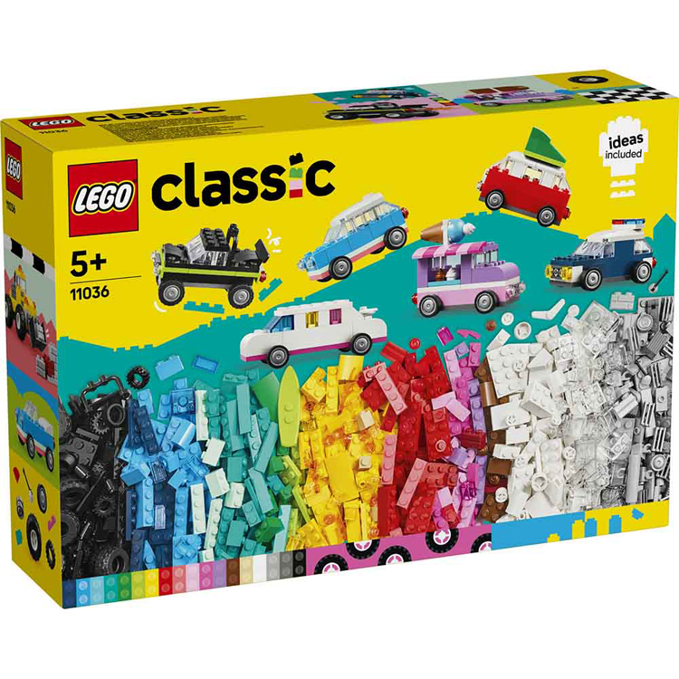 おもちゃ玩具ブロックプレゼント誕生日クリスマス子供車バラくるまのりものをつくろうLEGOCLASSIC 