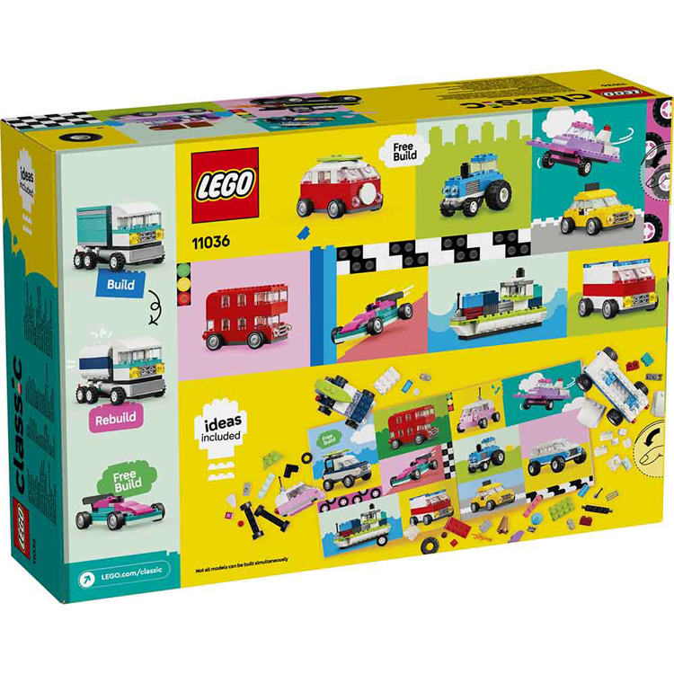 おもちゃ玩具ブロックプレゼント誕生日クリスマス子供車バラくるまのりものをつくろうLEGOCLASSIC 