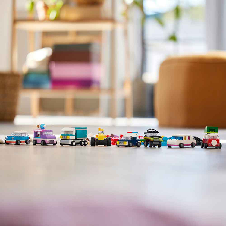 おもちゃ玩具ブロックプレゼント誕生日クリスマス子供車バラくるまのりものをつくろうLEGOCLASSIC 