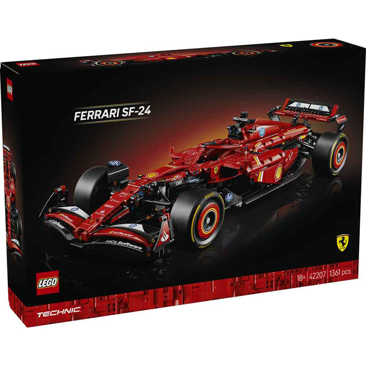 おもちゃ玩具ブロックプレゼント誕生日クリスマスインテリアレースF1大人レゴFerrariSF-24F1CarTECHNIC 
