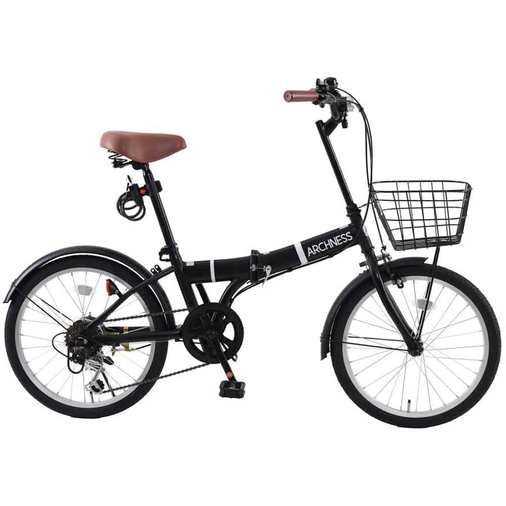 折りたたみ自転車 カゴ付き シマノ製 6変速 20インチ 軽量 通勤 通学