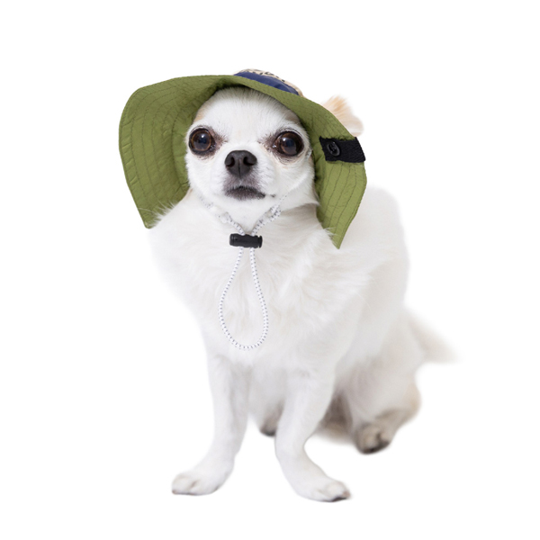 pipi 犬 帽子 夏 犬帽子 PiPi サファリハット Sサイズ おしゃれ 日除け