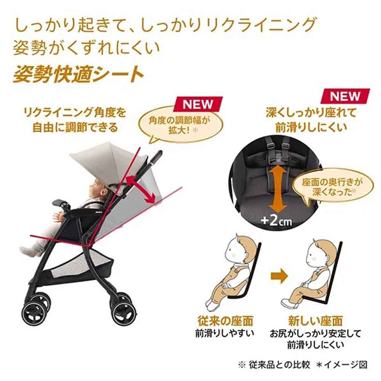 アップリカ（Aprica） ベビーカー 4輪フリー ファーストベビーカー A型