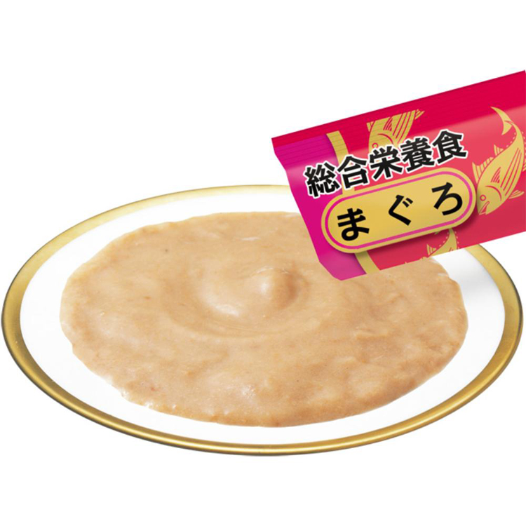 猫キャットフード総合栄養食いなばマグロササミ1歳成猫ごはんネコちゅ〜る総合栄養食14g×4本CIAO 