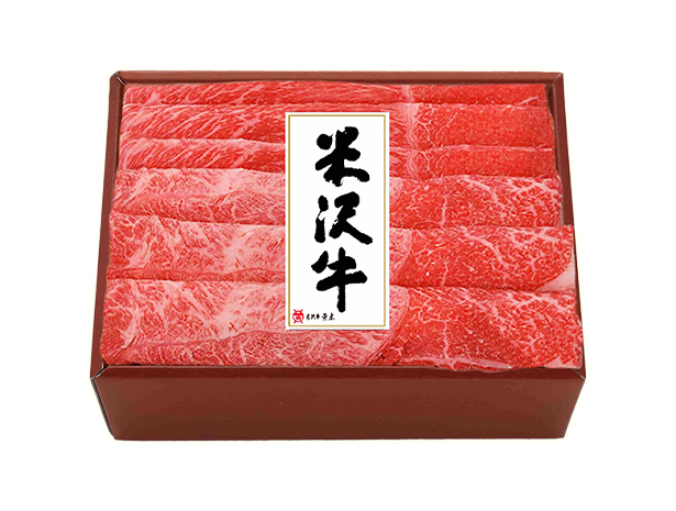 すき焼き肉 米沢牛黄木 もも 肩 計450g 牛肉 すき焼き 肉 すきやき すき焼き用牛肉 和牛 米沢牛 黄木 お歳暮 ギフト * (TD) (代引不可)