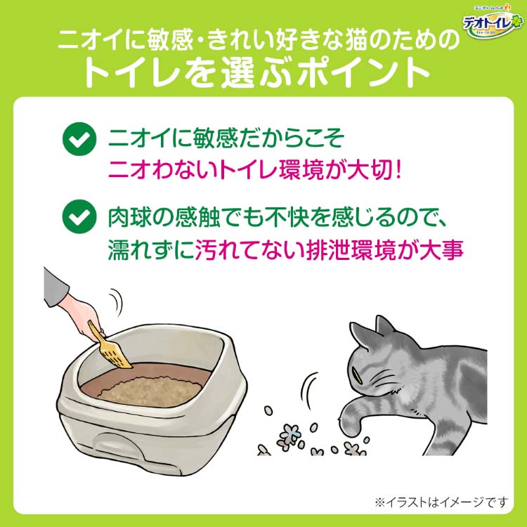 デオトイレ 快適ワイドリラックス+ 猫用 本体セット モカグレー ( 1