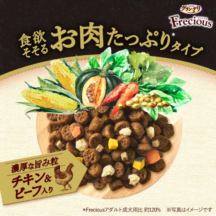 グラン・デリ Frecious アダルト成犬用 お肉たっぷりタイプ チキン