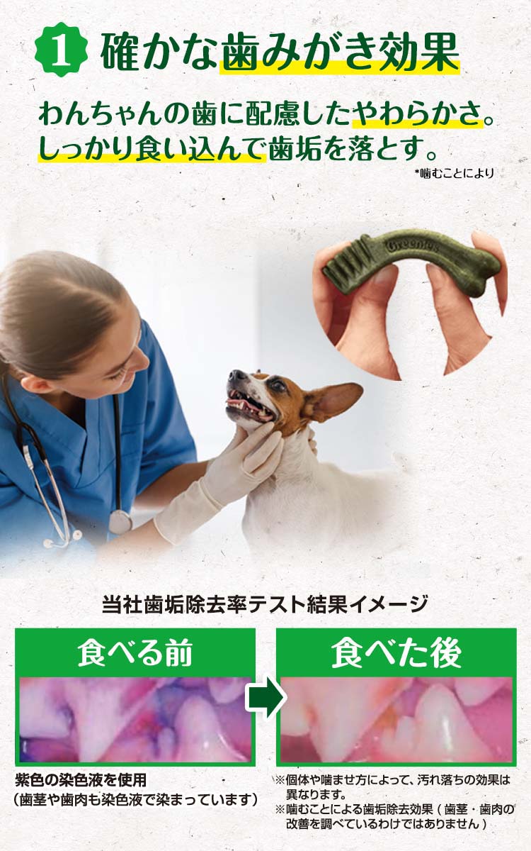 グリニーズ プラス カロリーケア 超小型犬用 2-7kg 歯磨きガム ( 6本入