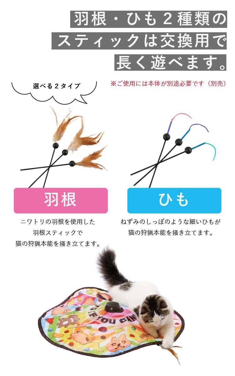 キャッチ・ミー・イフ・ユー・キャン2 交換用スティック ひも ( 3本入