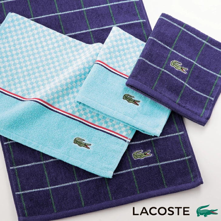 SALE! 即発送★ ラコステ ビーチタオル Amazon.co.jp: Lacoste St Martin ネイビー コットン100% ラージ
