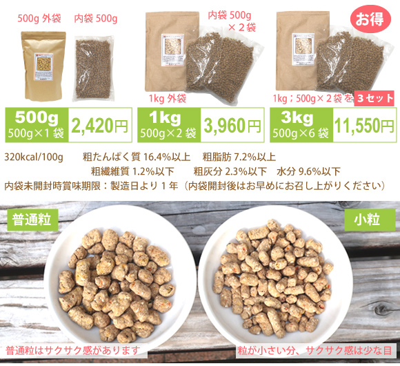 ドッグフード 無添加 国産 豚肉 フード だ ワン 500g 総合栄養食