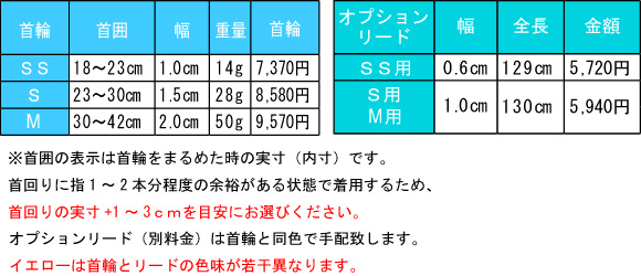 サイズ表