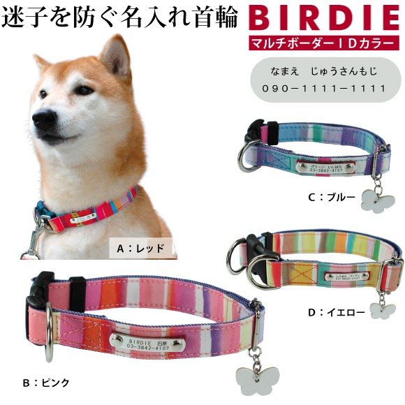 迷子時に連絡先がわかるカラー