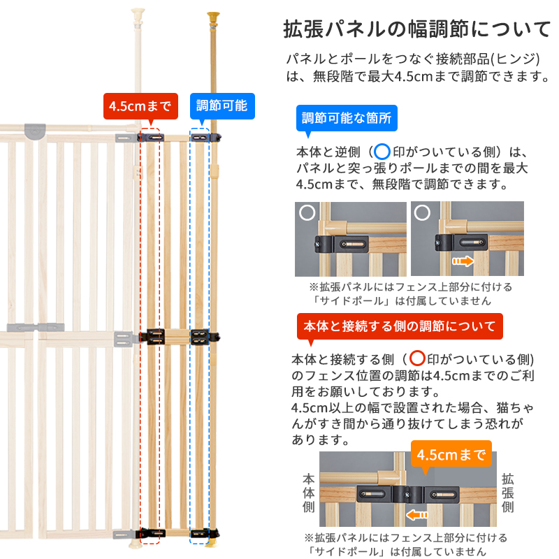 petselect(公式) (本体別売)木ののぼれんニャン 専用拡張パネル 脱走防止 フェンス のぼれんにゃん 猫用品 猫 ゲージ 木製 :  1920114400 : Pet Select by Nihonikujiヤフー店 - 通販 - Yahoo!ショッピング