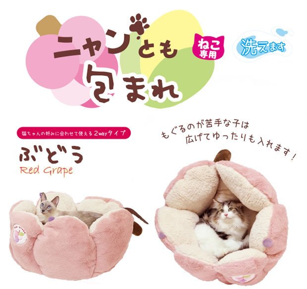 ペッツルート ニャンとも包まれ2020 ぶどう/とうもろこし 猫用 [秋冬