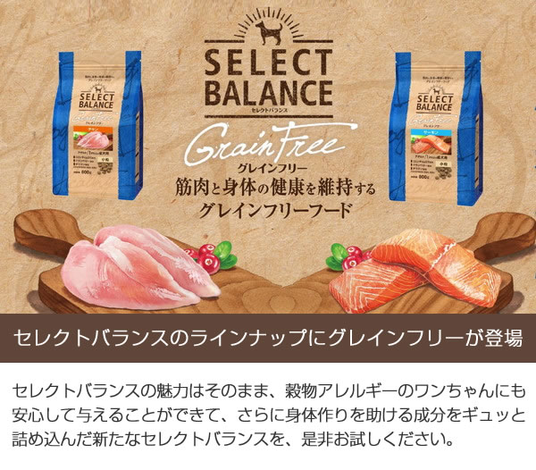 ベッツ・チョイス セレクトバランス グレインフリー アダルト 1才以上