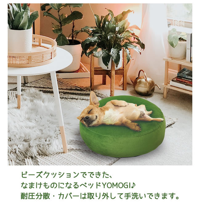 マルカン ヨモギー YOMOGI Sサイズ ペット用ビーズクッション [秋冬向け]超小型犬用 小型犬用 猫用 あったか ペット かわいい リラックス  :4906456574866:ペッツマム - 通販 - Yahoo!ショッピング