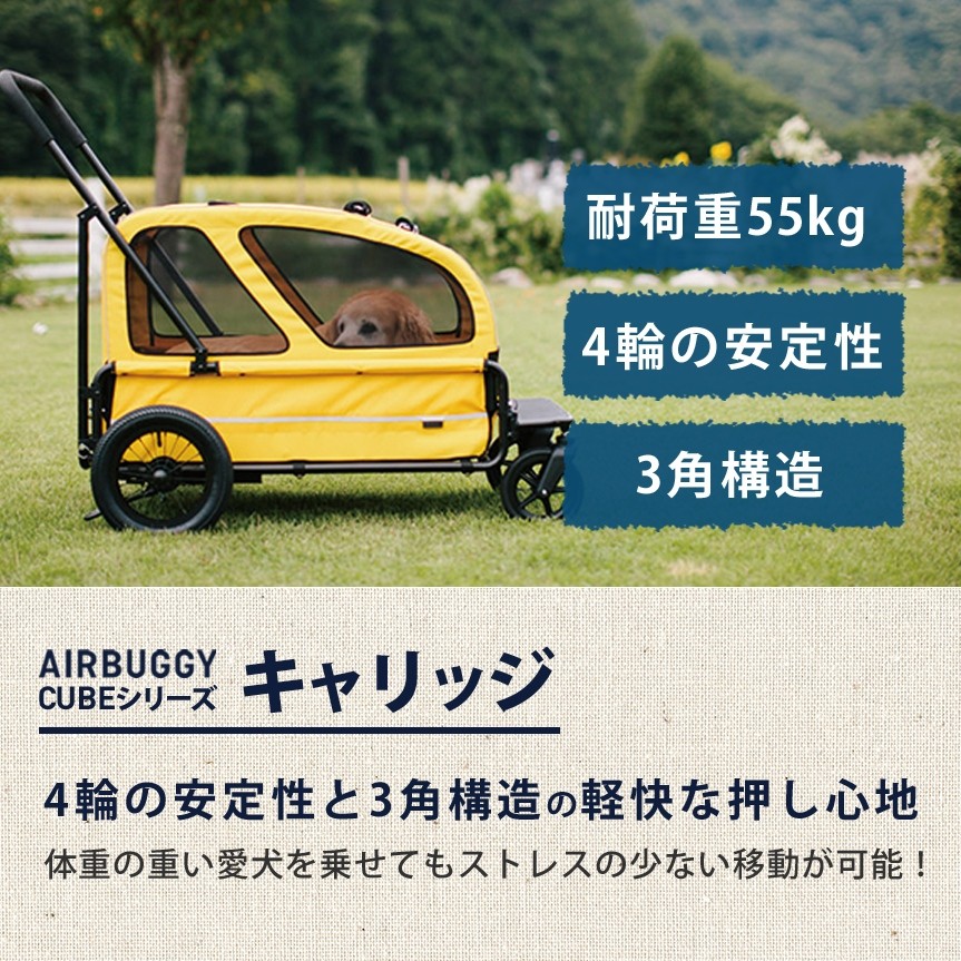 AIRBUGGY（エアバギー） ペットカート 小型犬 取り外し可能 折り畳み