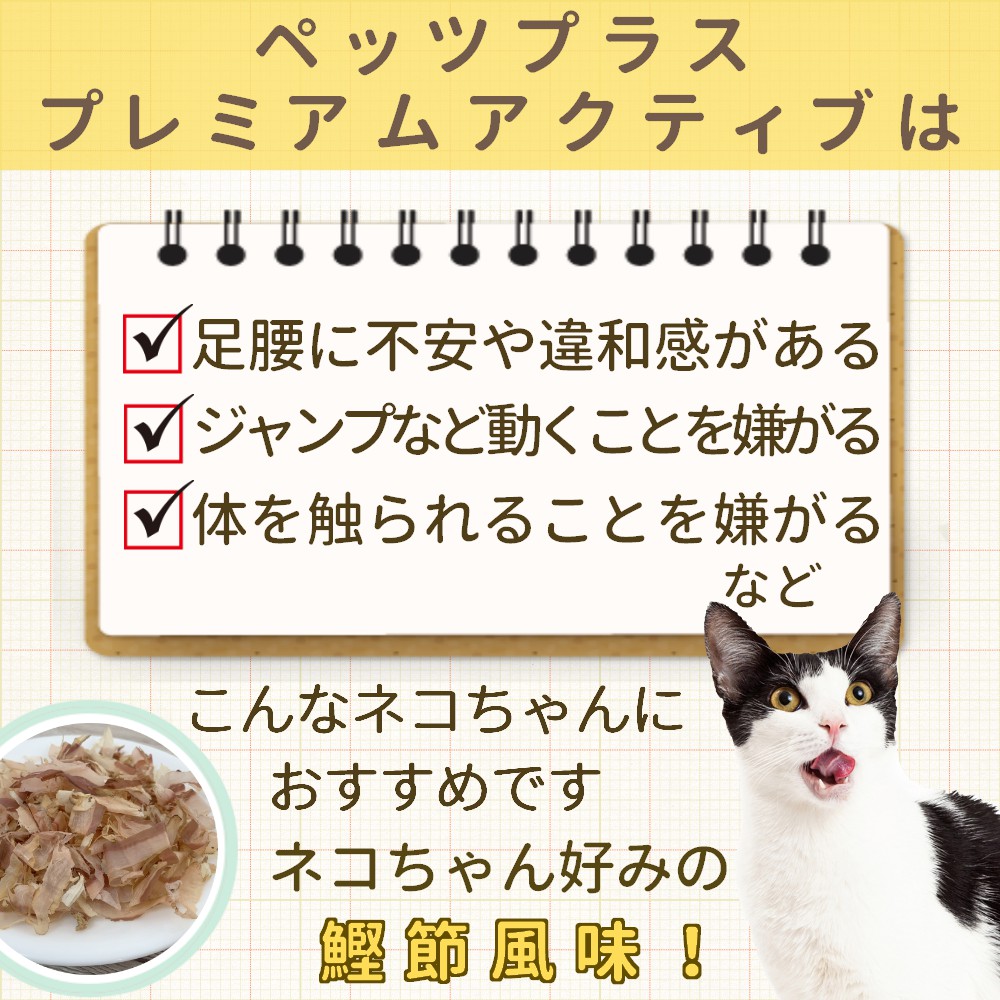 関節 骨 腰 猫用 サプリメント プロポリス グルコサミン