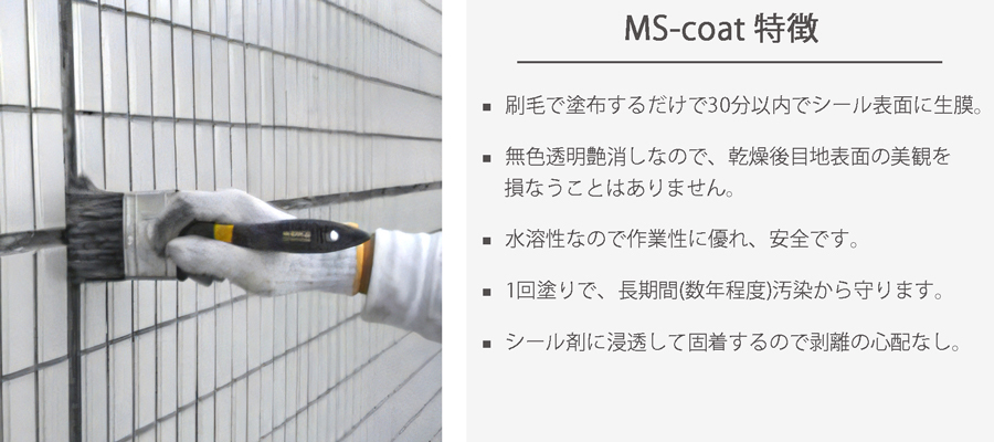 ＭＳ・コート（1液水性・クリアー）1000g（240ｍ用）コーキング