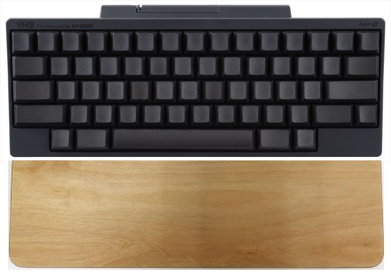 HHKB Professional HYBRID Type-S 英語配列 無刻印（墨）／HHKB用タイピングベッド｜pfudirect