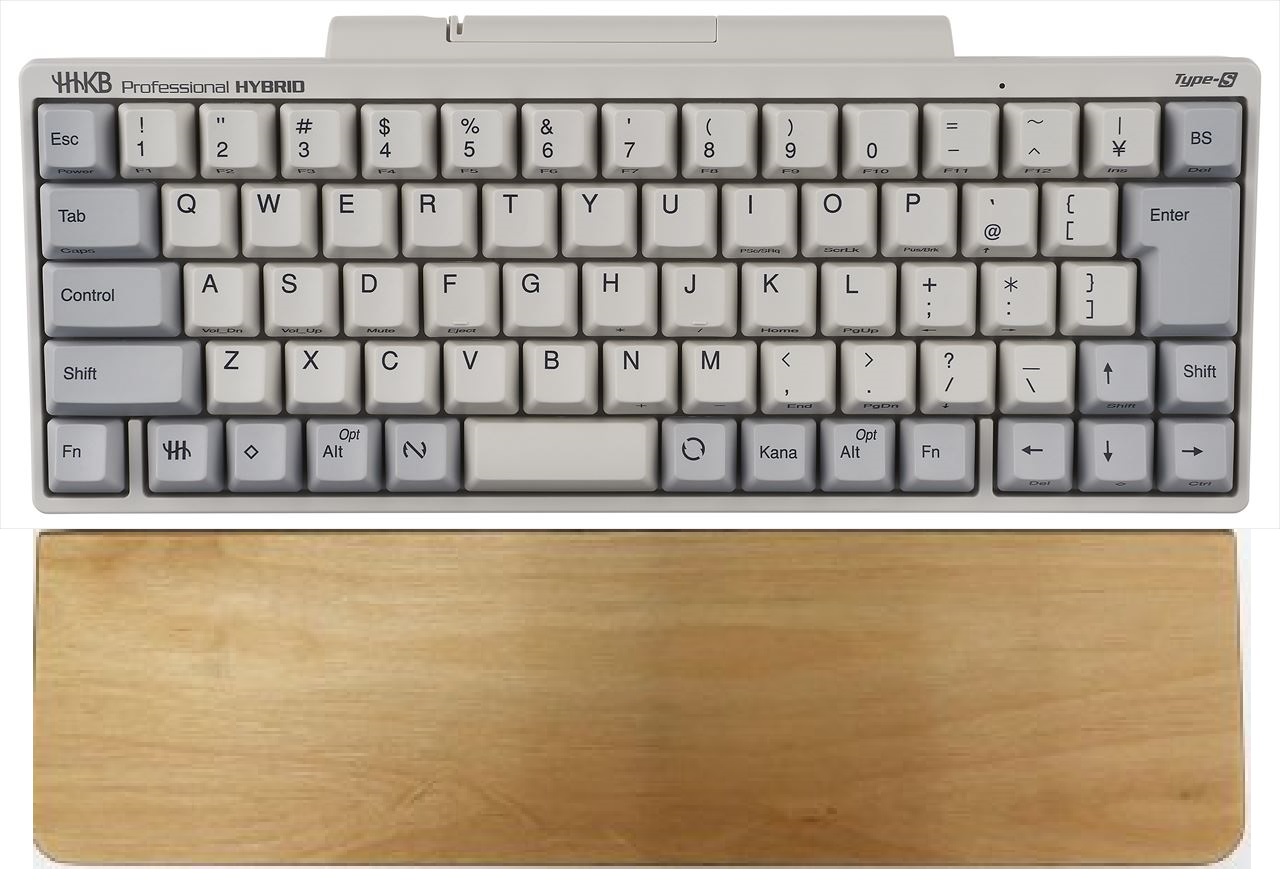 HHKB Professional HYBRID Type-S 日本語配列（白）／HHKB用タイピングベッド