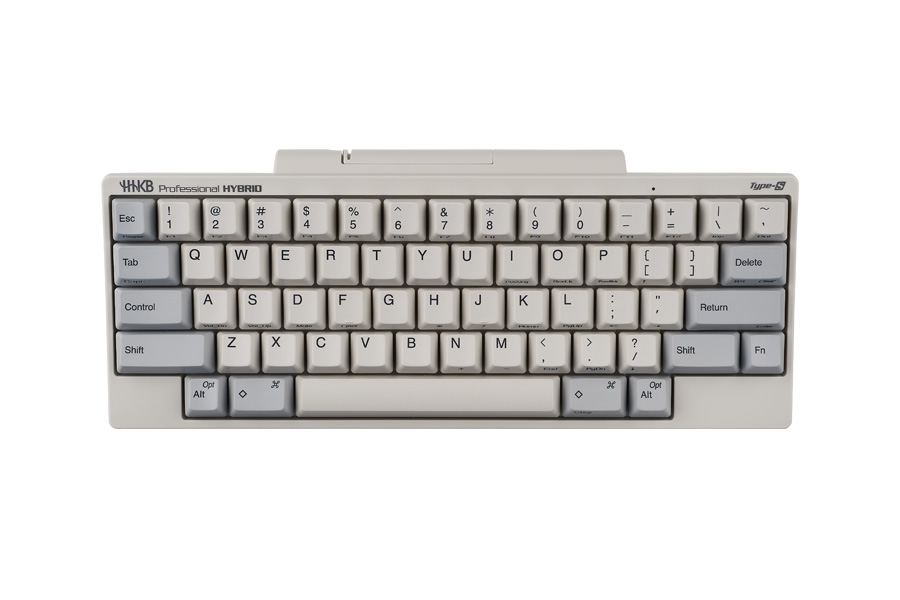 HHKB Professional HYBRID Type-S 英語配列／白、無刻印キートップ