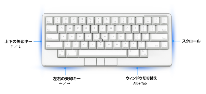 HHKB Studio 英語配列 雪 キーボード