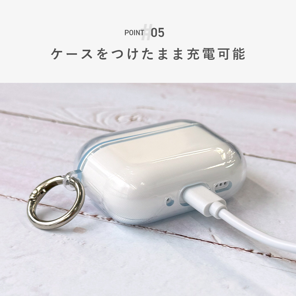 AirPodsPro3 ソフトケース クリア AirPods Pro 第3世代 イヤホン