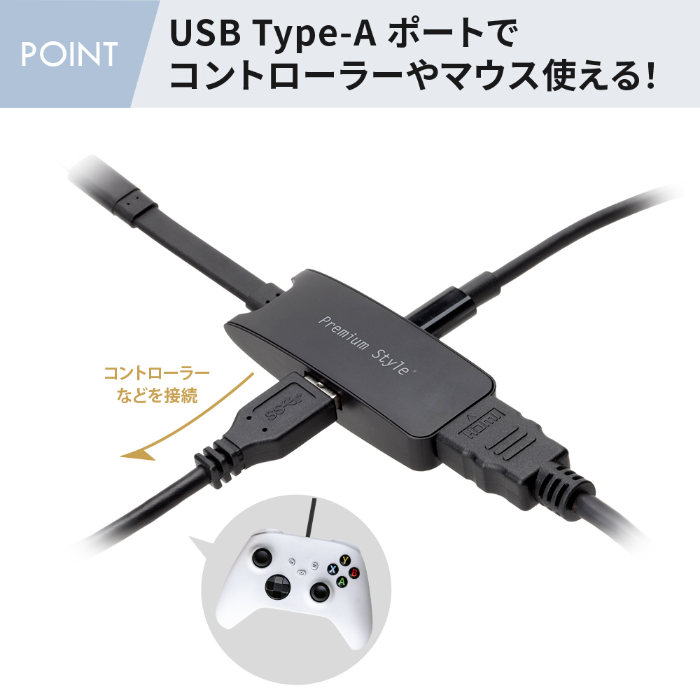 ネット配信 動画配信 HDMIミラーリング アダプタ USB Type-Cコネクタ