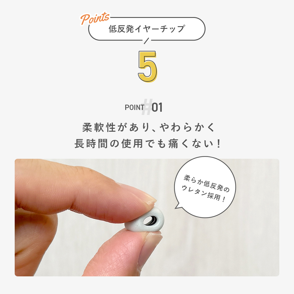 AirPods Pro3 用 イヤーチップ イヤーピース イヤホンカバー ウレタン