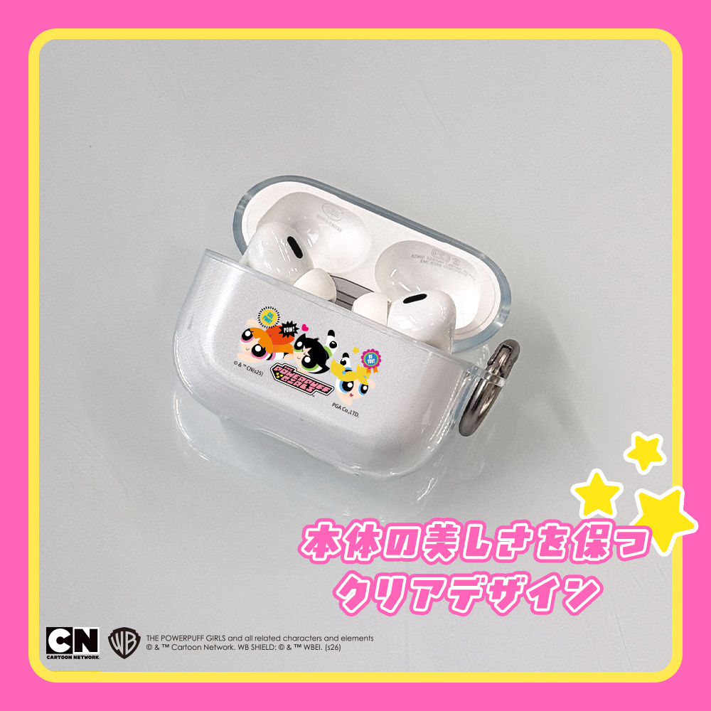 AirPods Pro 第2世代 第1世代 ソフト ケース パワーパフガールズ TPU