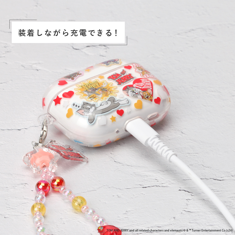 6/19発売】AirPods Pro3 用 ソフトケース トムとジェリー キャラクター