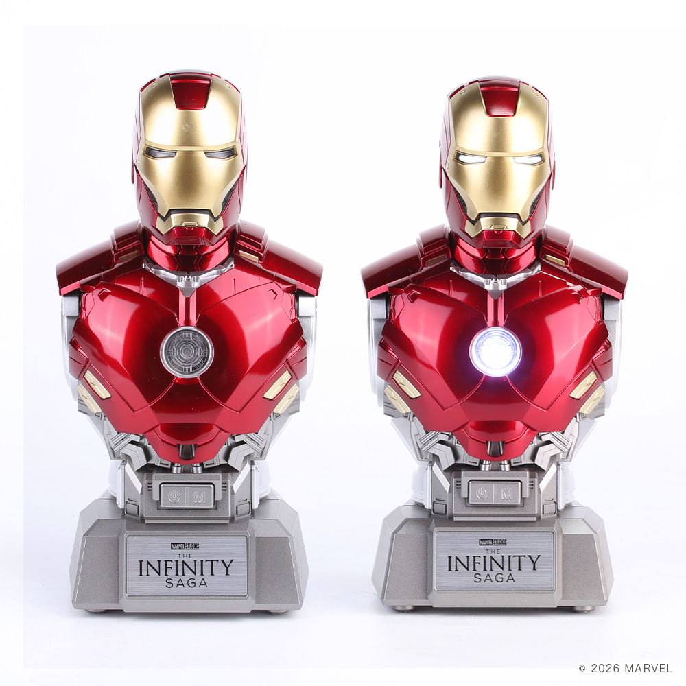 アイアンマン INFINITY SAGA Bluetoothスピーカー フィギュア型 キャラクター ワイヤレス スピーカー マーベル MARVEL