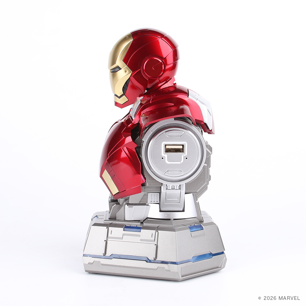 充電専用USB 分配器 キャラクター デザイン マーベル アイアンマン