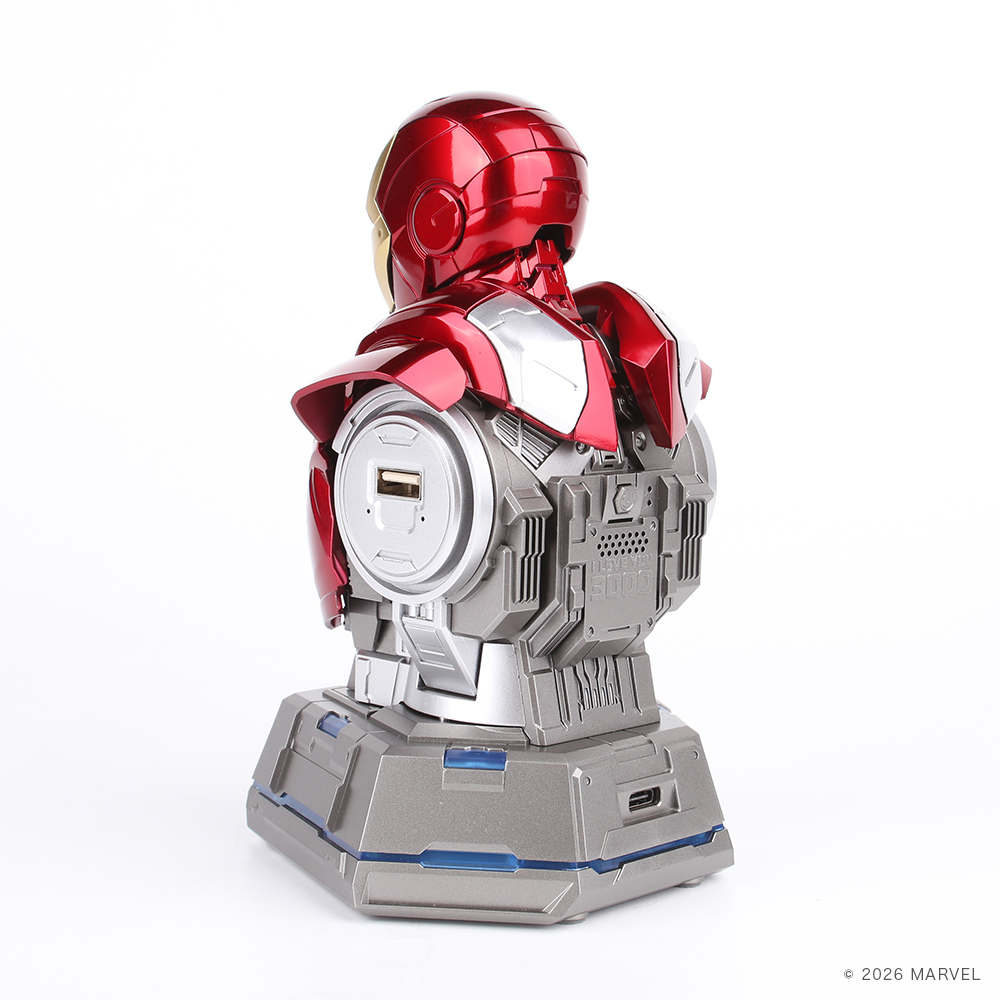 充電専用USB 分配器 キャラクター デザイン マーベル アイアンマン