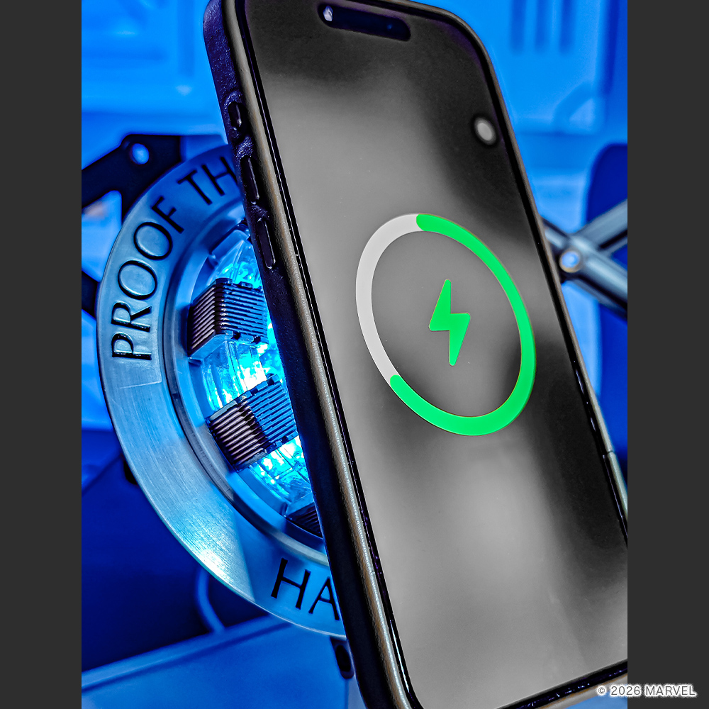 アーク・リアクター 型 iPhone スマートフォン 用 マグネット式